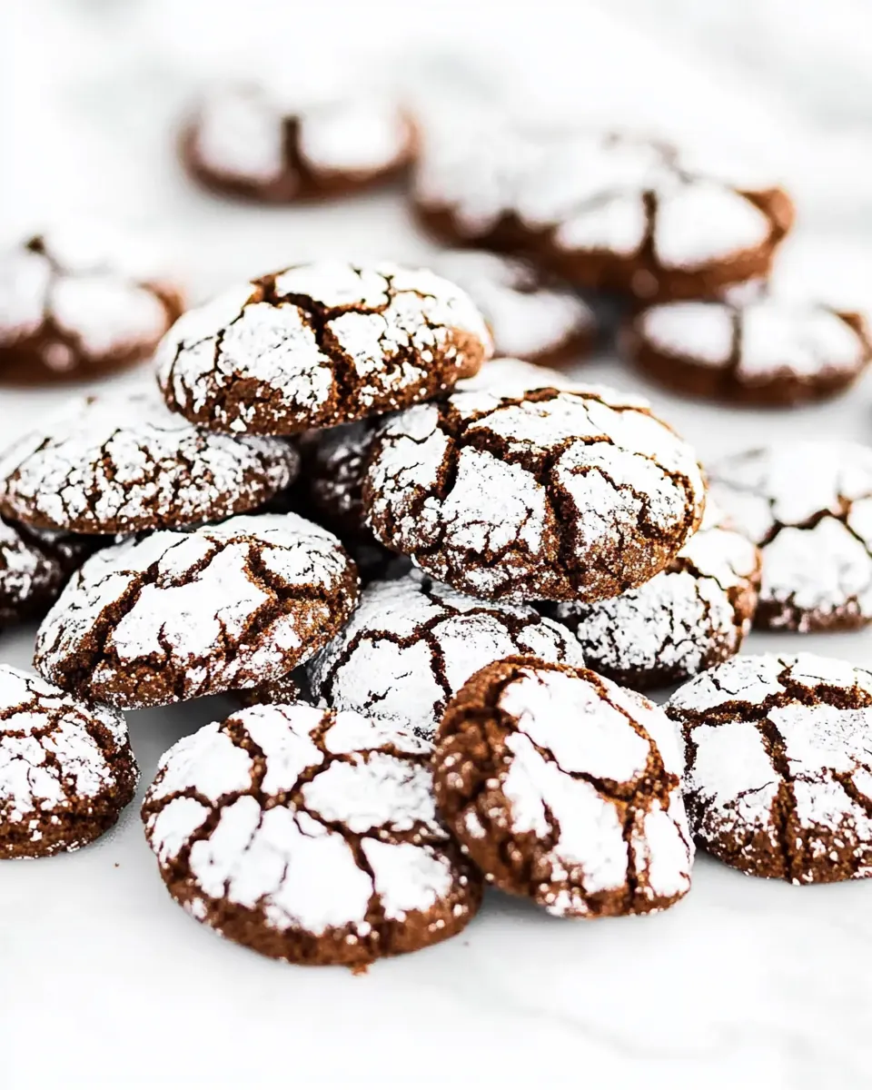 Chocolate Crinkle Cookies