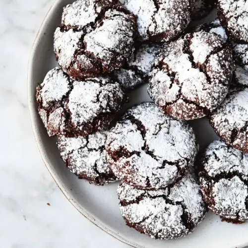 Chocolate Crinkle Cookies