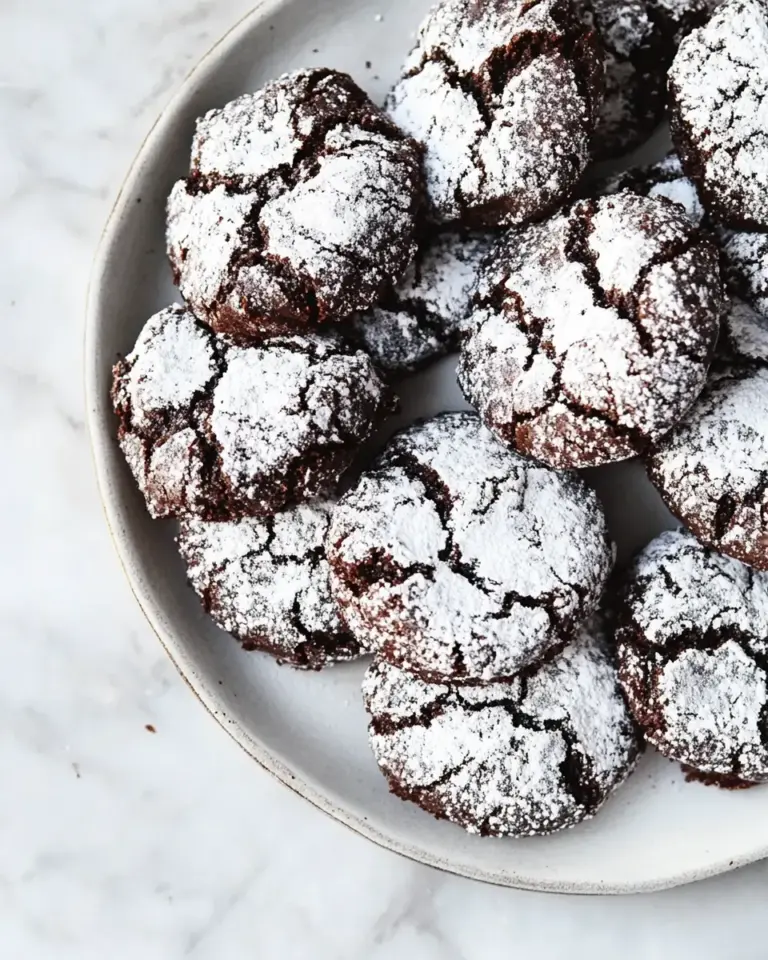 Chocolate Crinkle Cookies