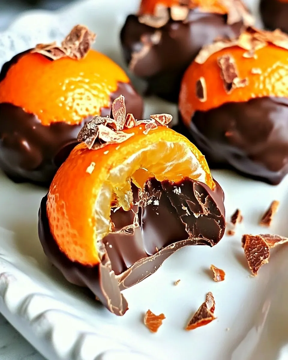 Chocolate Dipped Oranges