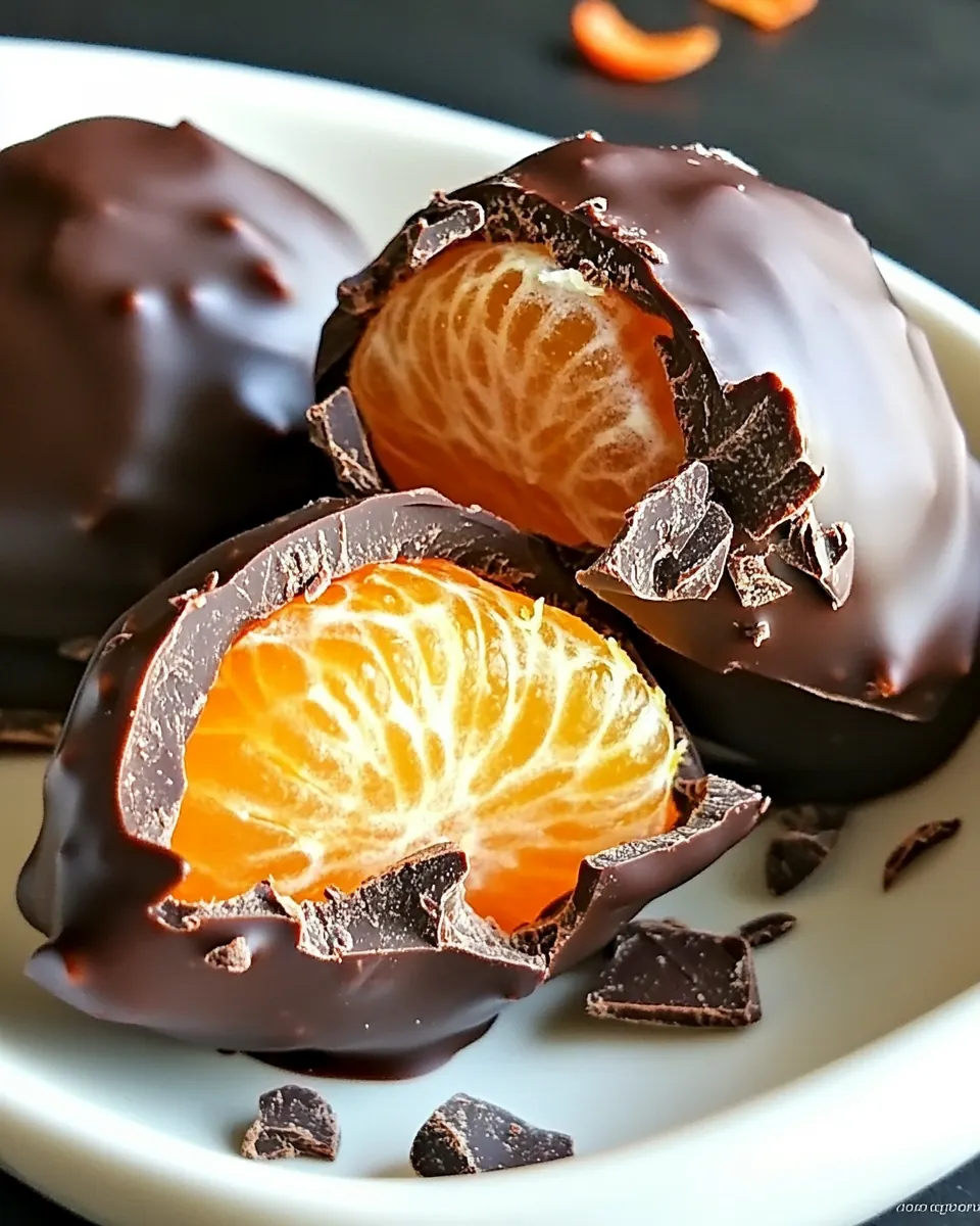 Chocolate Dipped Oranges