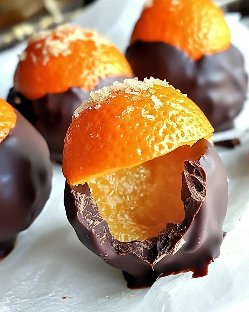 Chocolate Dipped Oranges