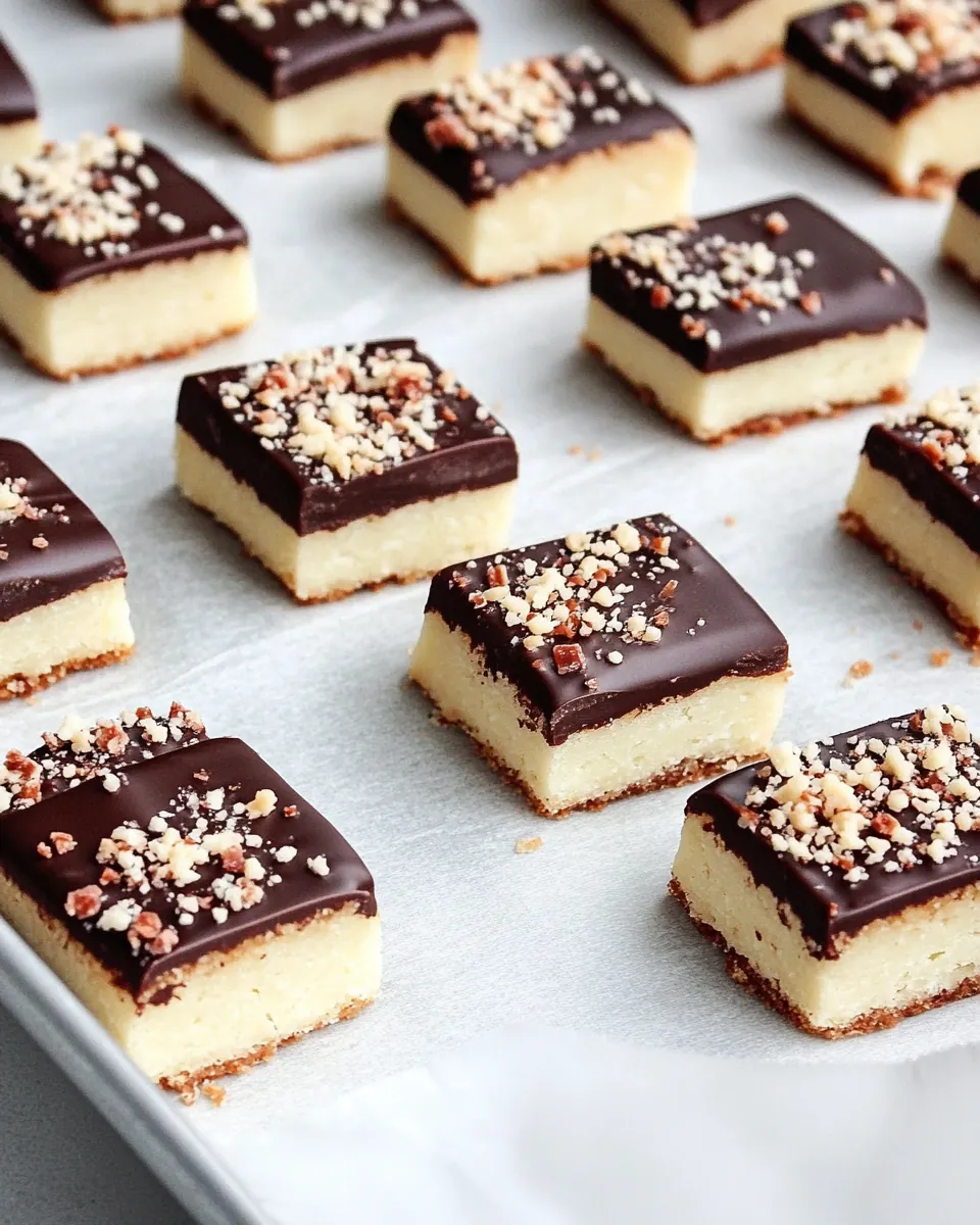Chocolate Dipped Toffee Shortbread