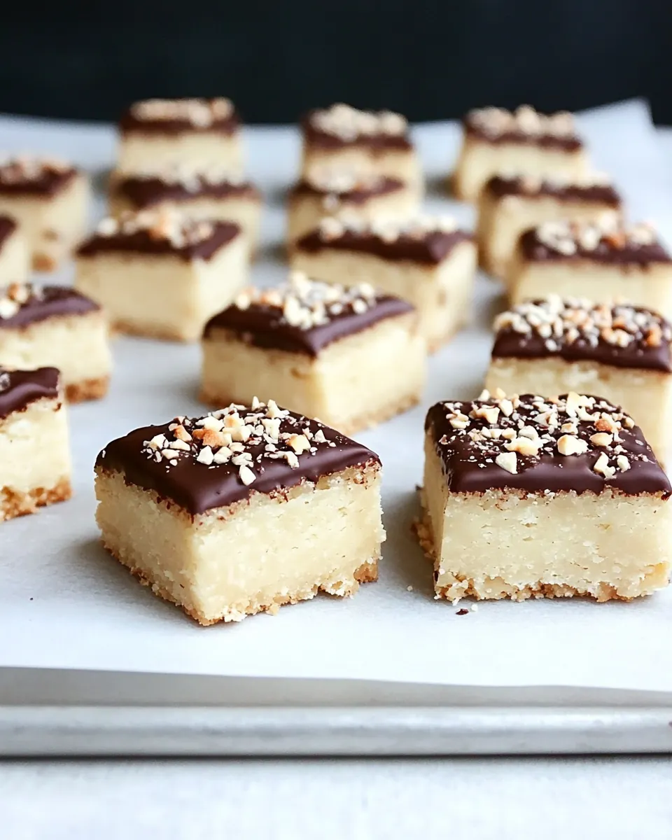 Chocolate Dipped Toffee Shortbread