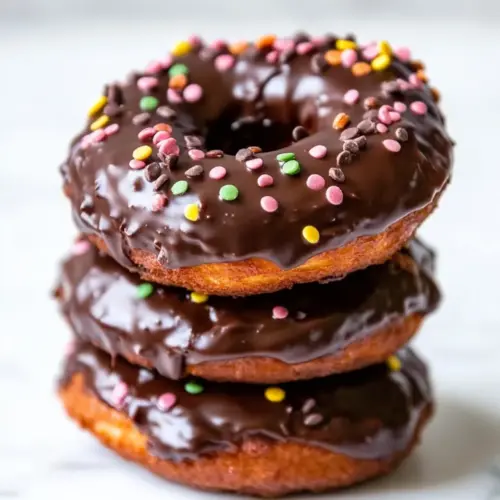 Chocolate Frosted Cake Donuts