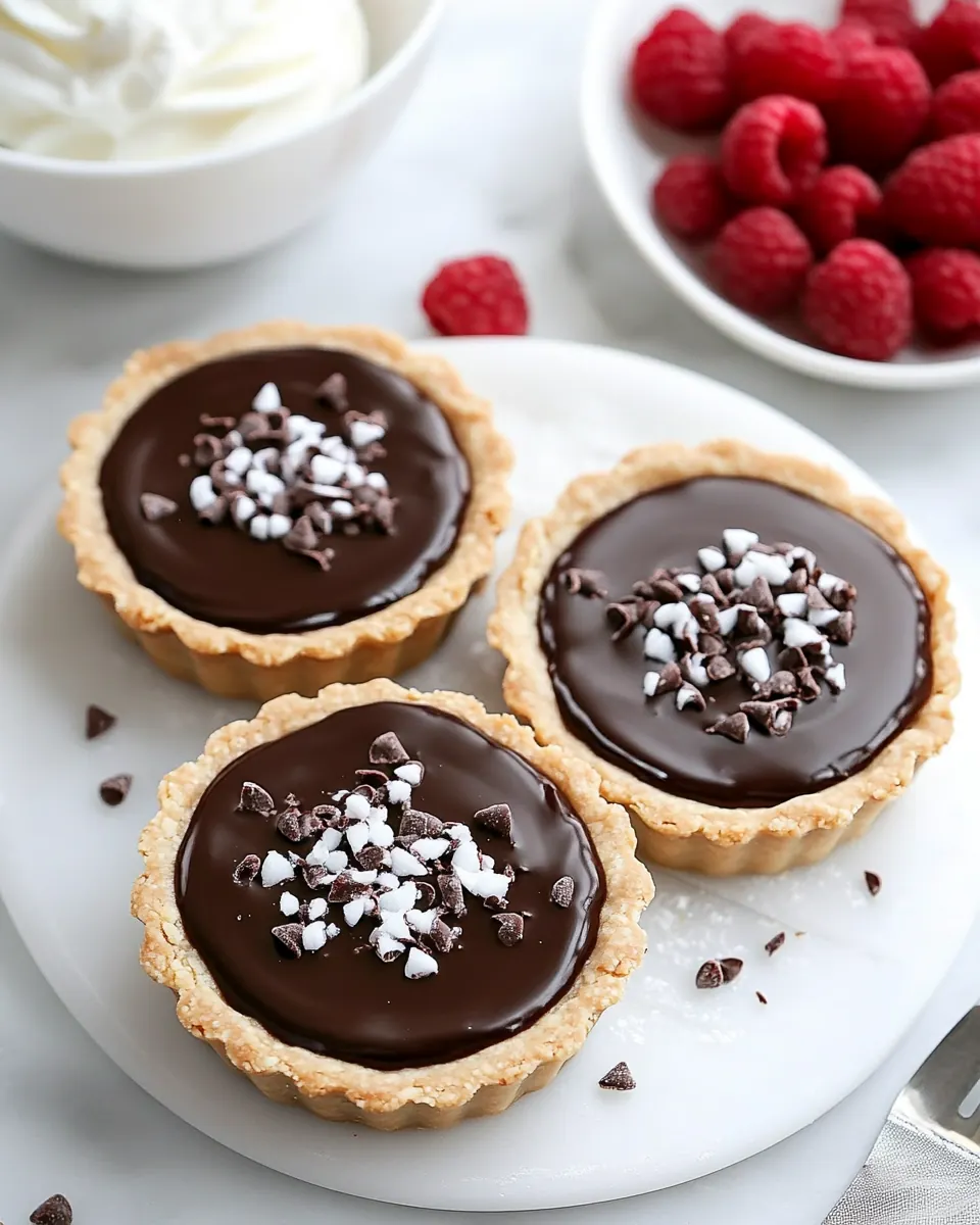Chocolate Ganache Tarts