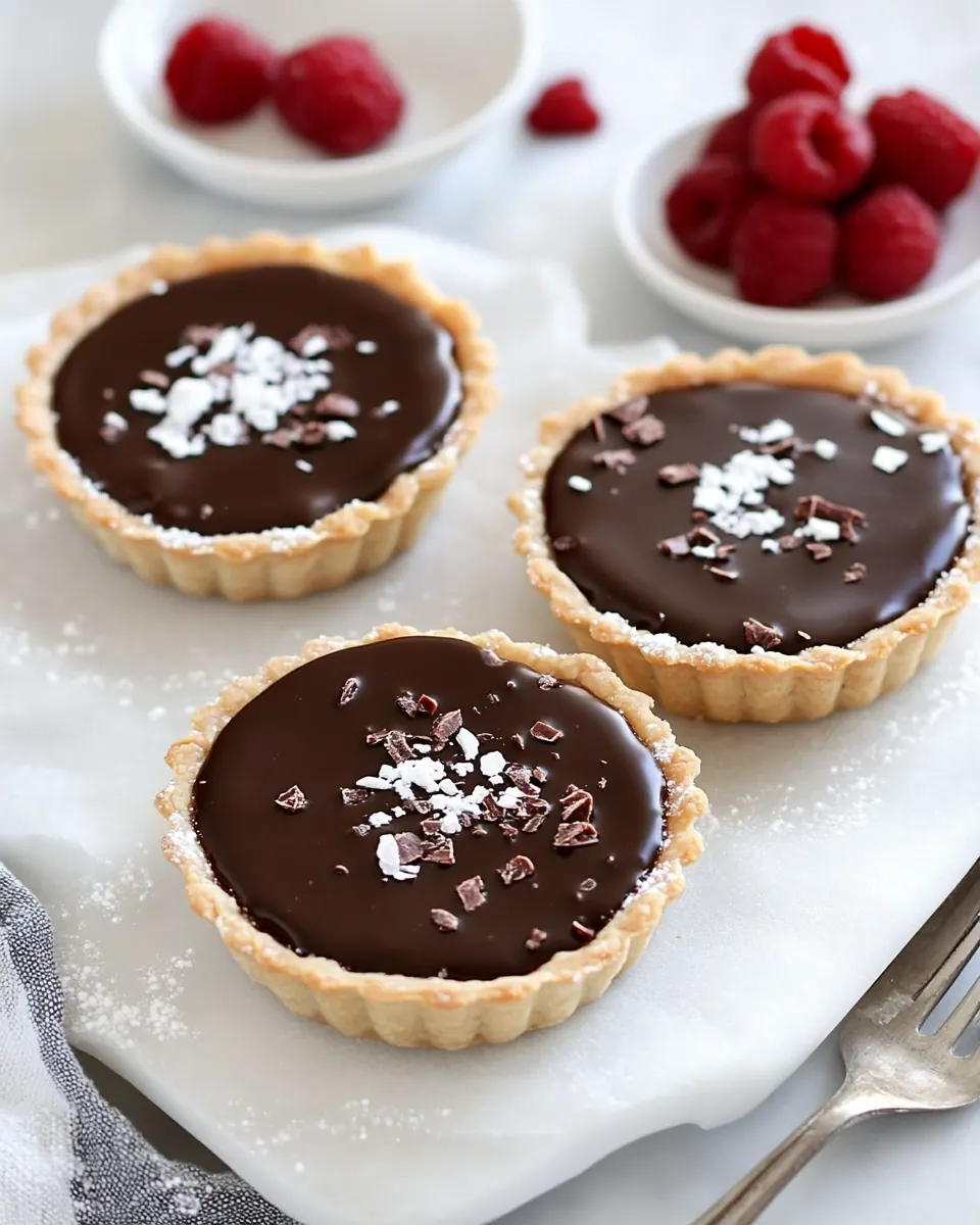 Chocolate Ganache Tarts