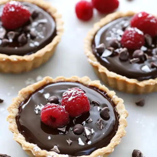 Chocolate Ganache Tarts