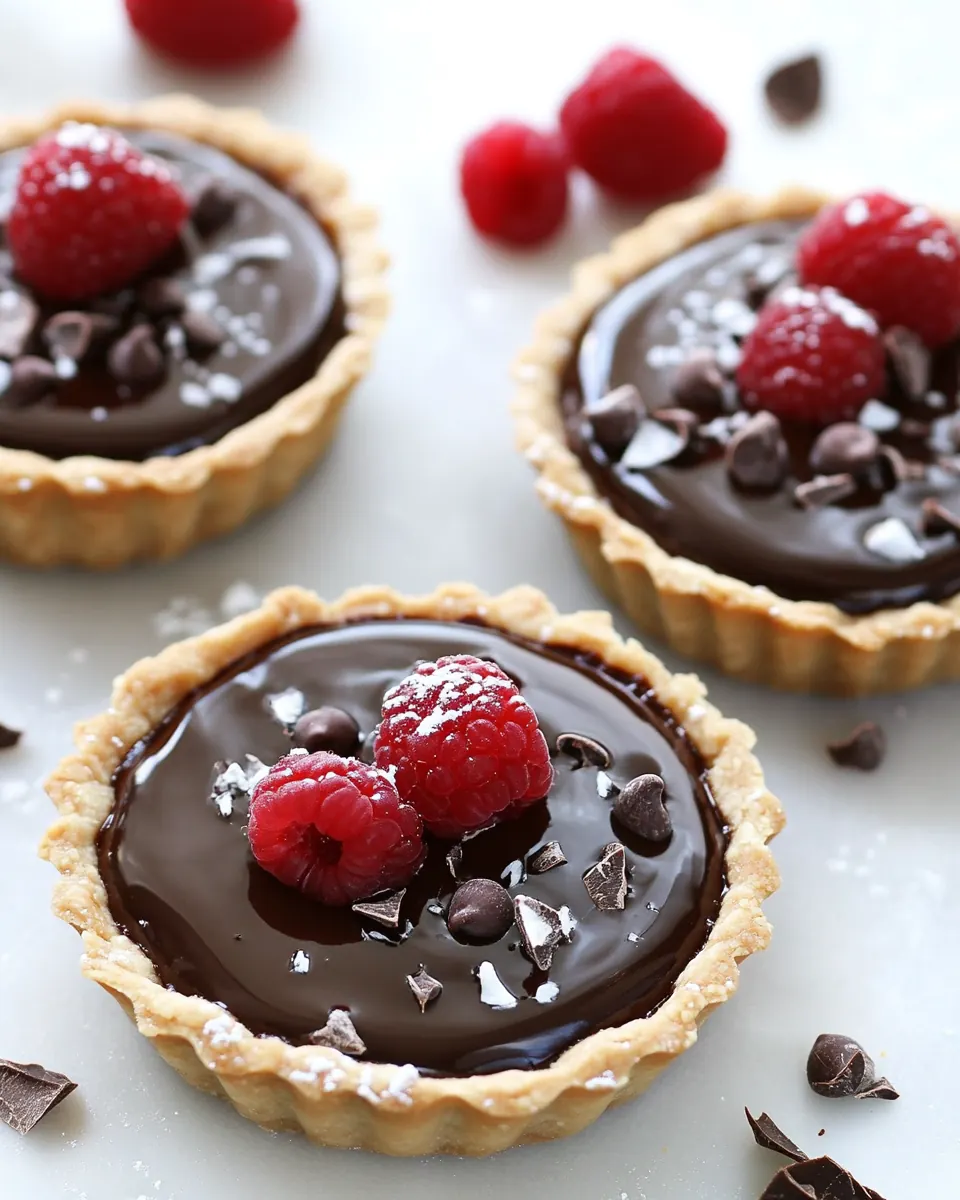 Chocolate Ganache Tarts