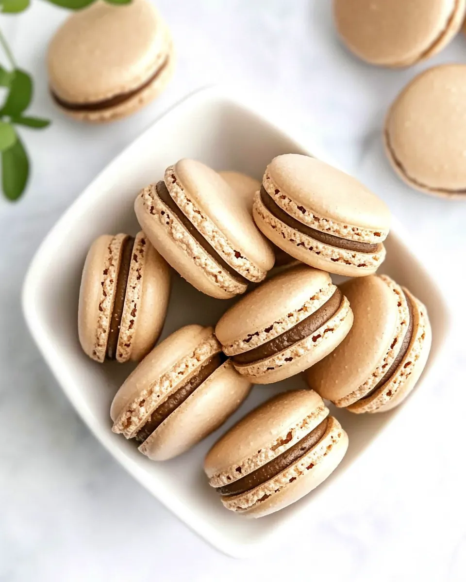 Chocolate Macarons