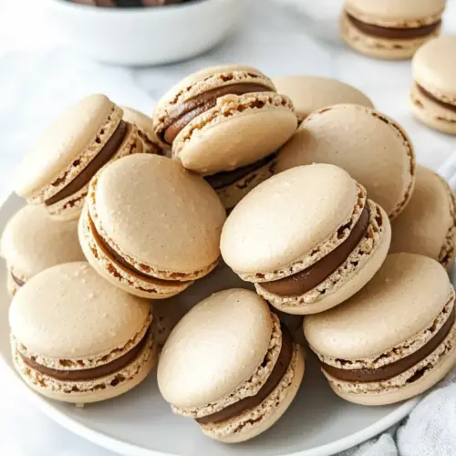 Chocolate Macarons