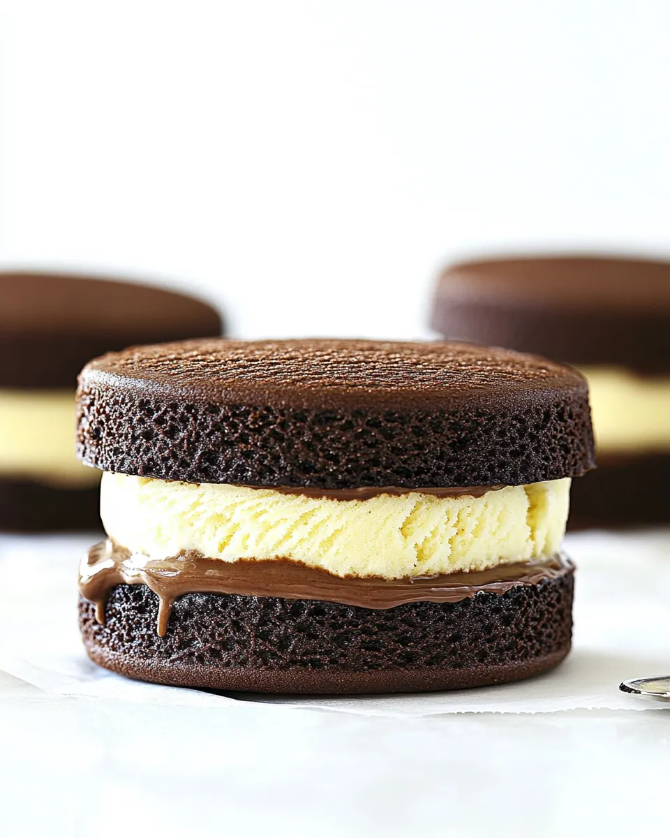 Chocolate Malt Ice Cream Sandwiches
