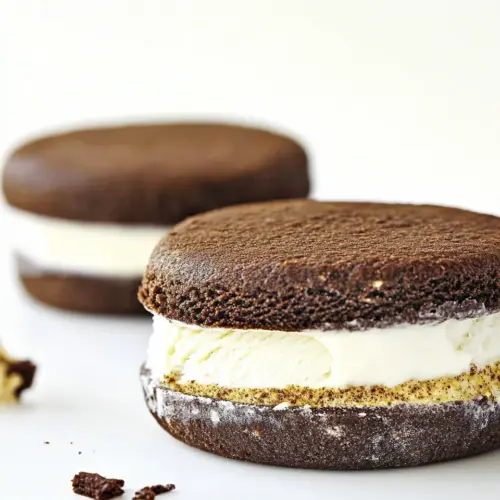 Chocolate Malt Ice Cream Sandwiches