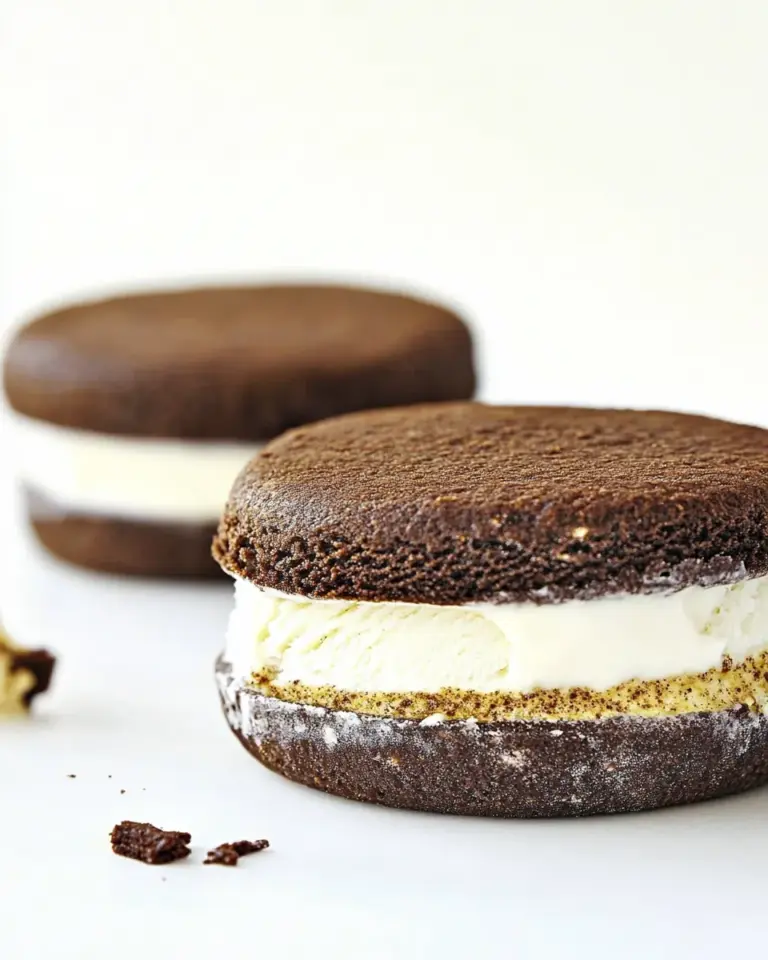 Chocolate Malt Ice Cream Sandwiches