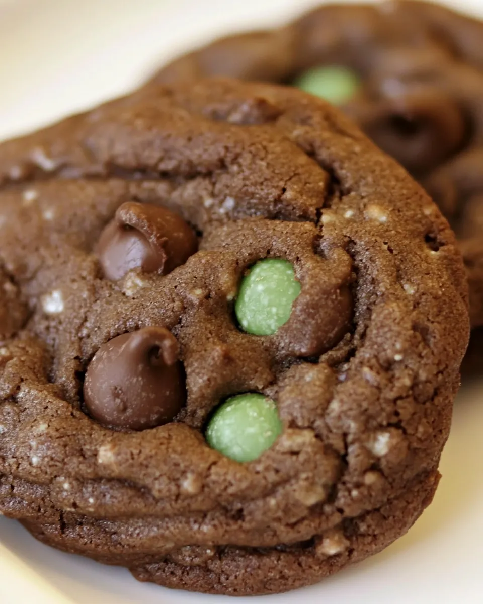 Chocolate Mint Cookies