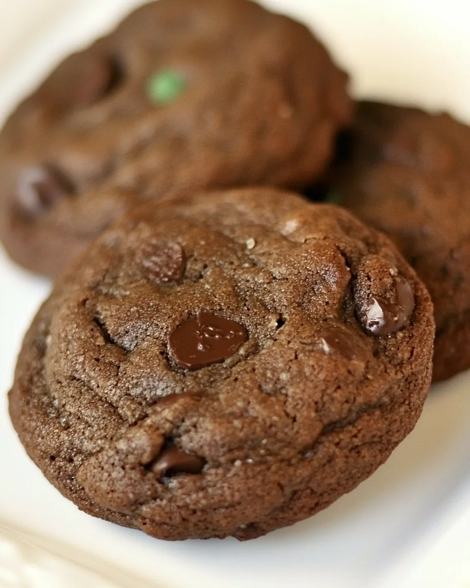Chocolate Mint Cookies