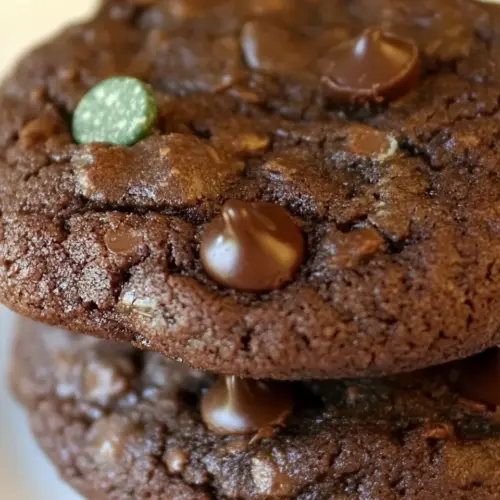 Chocolate Mint Cookies