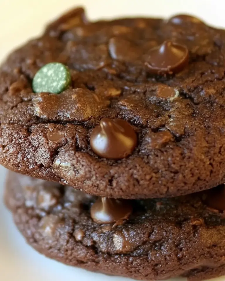 Chocolate Mint Cookies