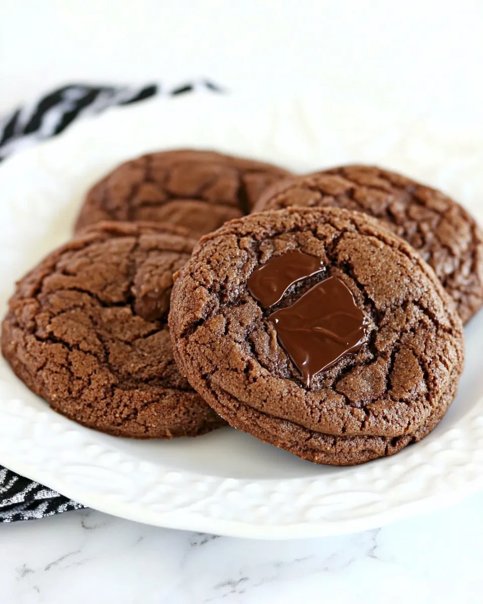 Chocolate Nutella Cookies