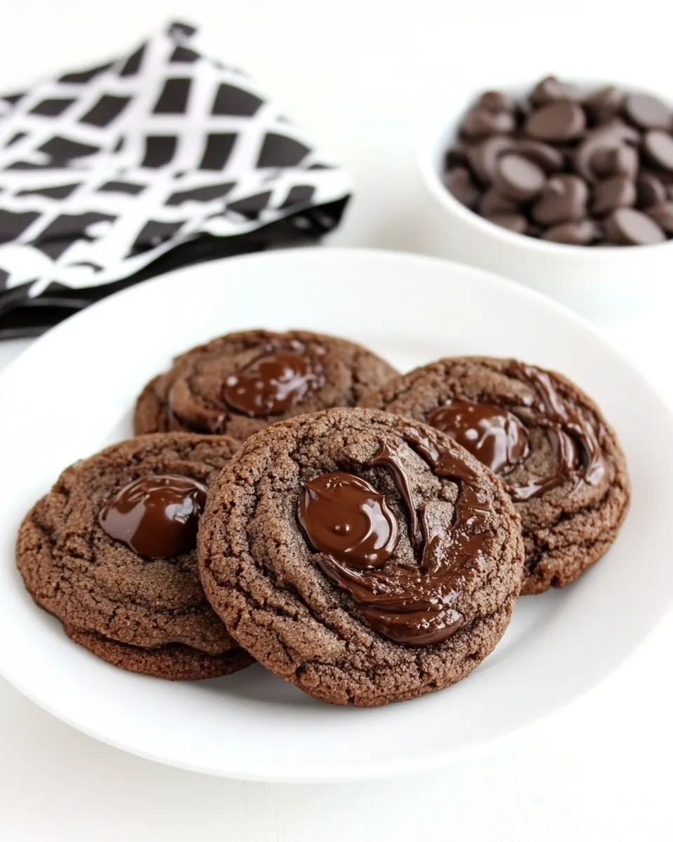 Chocolate Nutella Cookies