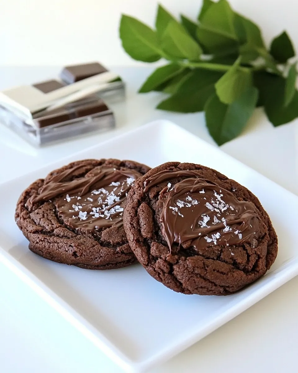 Chocolate Nutella Cookies