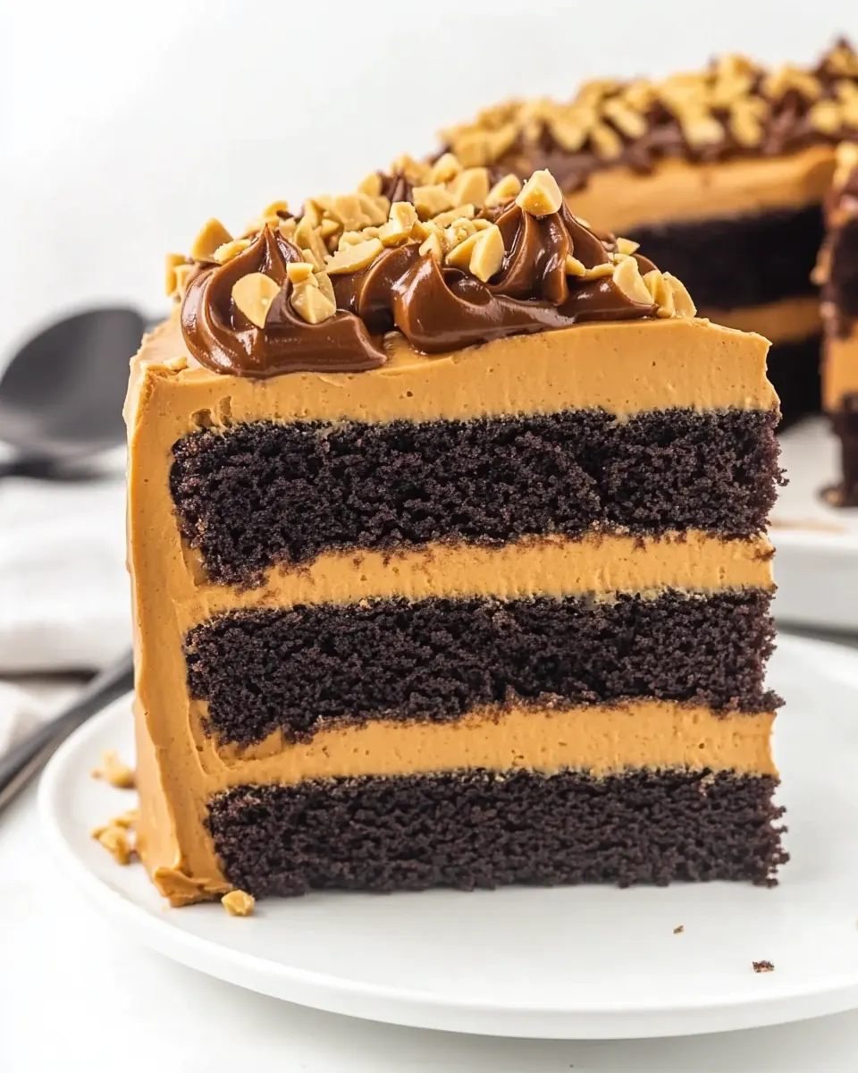 Chocolate Peanut Butter Cake