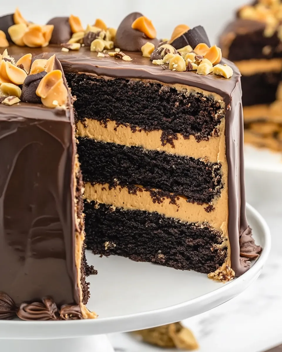 Chocolate Peanut Butter Cake