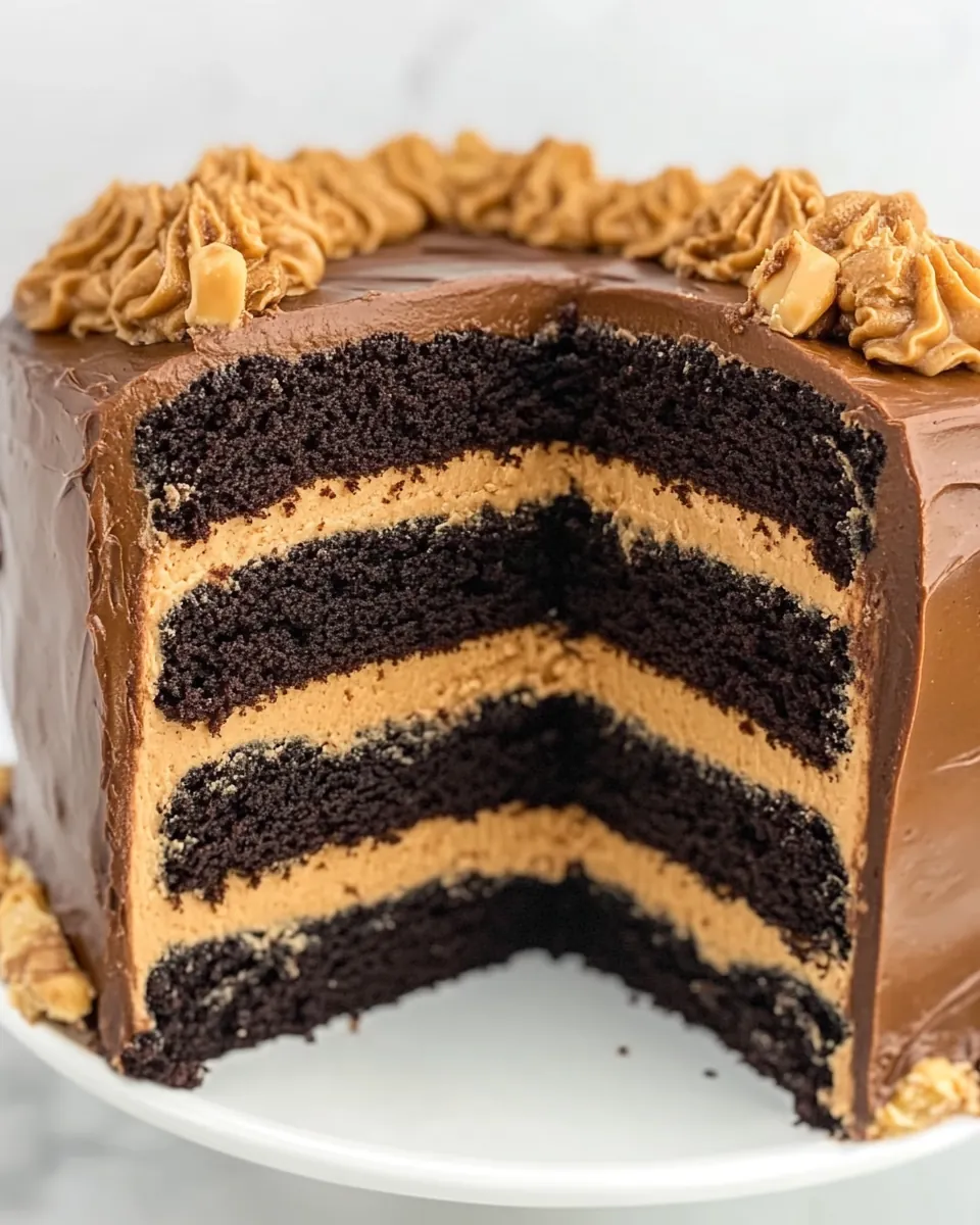 Chocolate Peanut Butter Cake