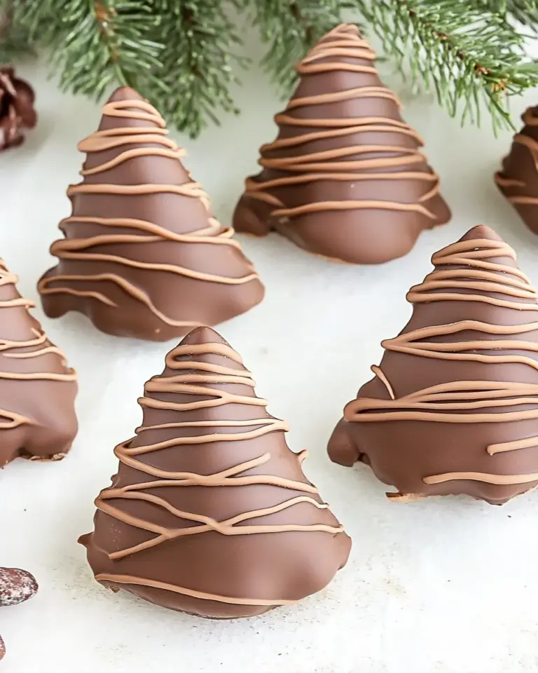 Chocolate Peanut Butter Christmas Trees