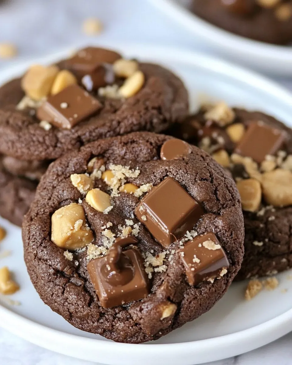 Chocolate Peanut Butter Cookies