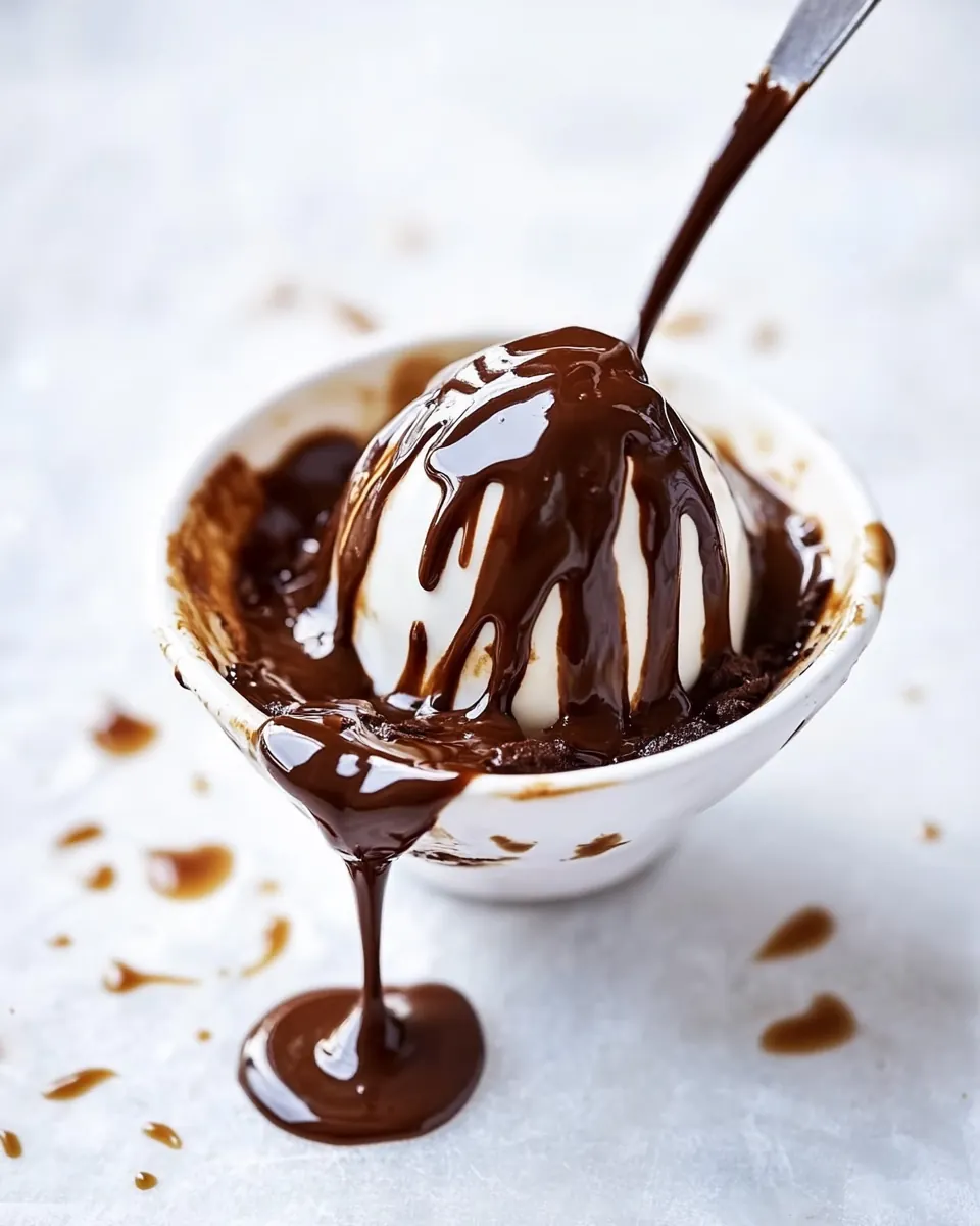 Chocolate Peanut Butter Hot Fudge Sauce