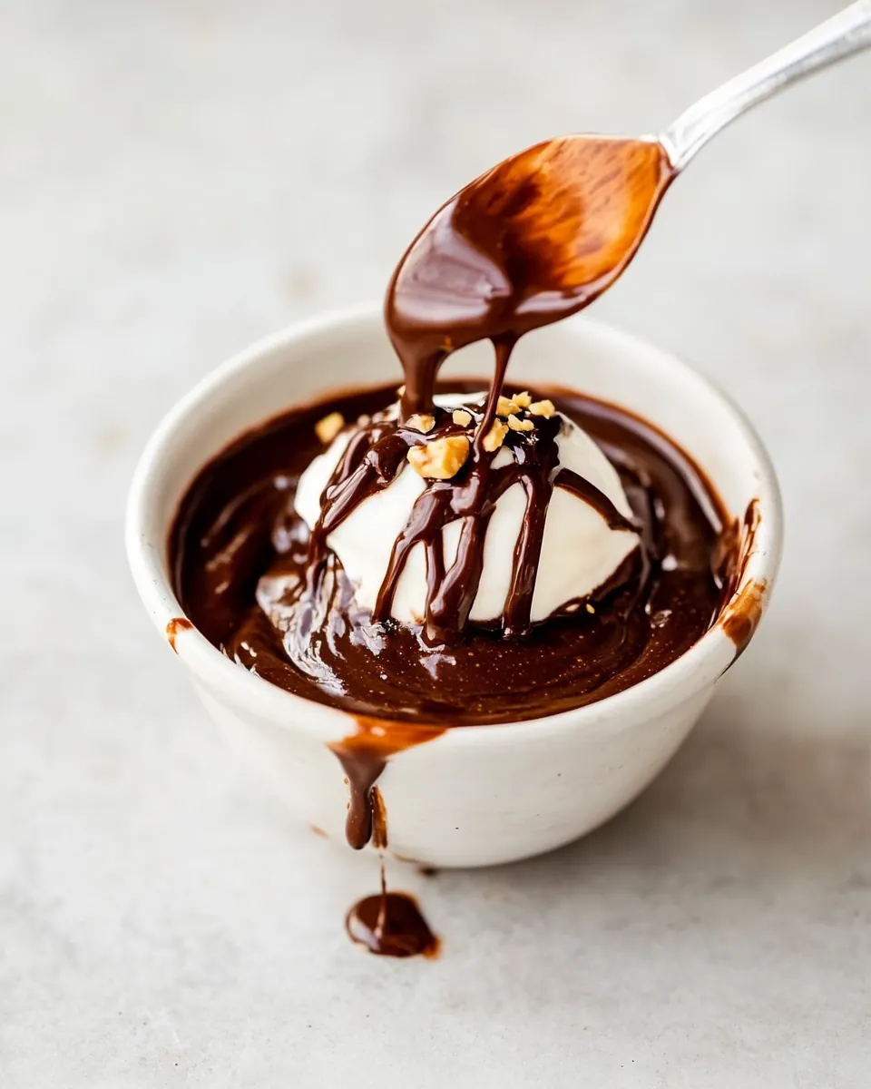 Chocolate Peanut Butter Hot Fudge Sauce