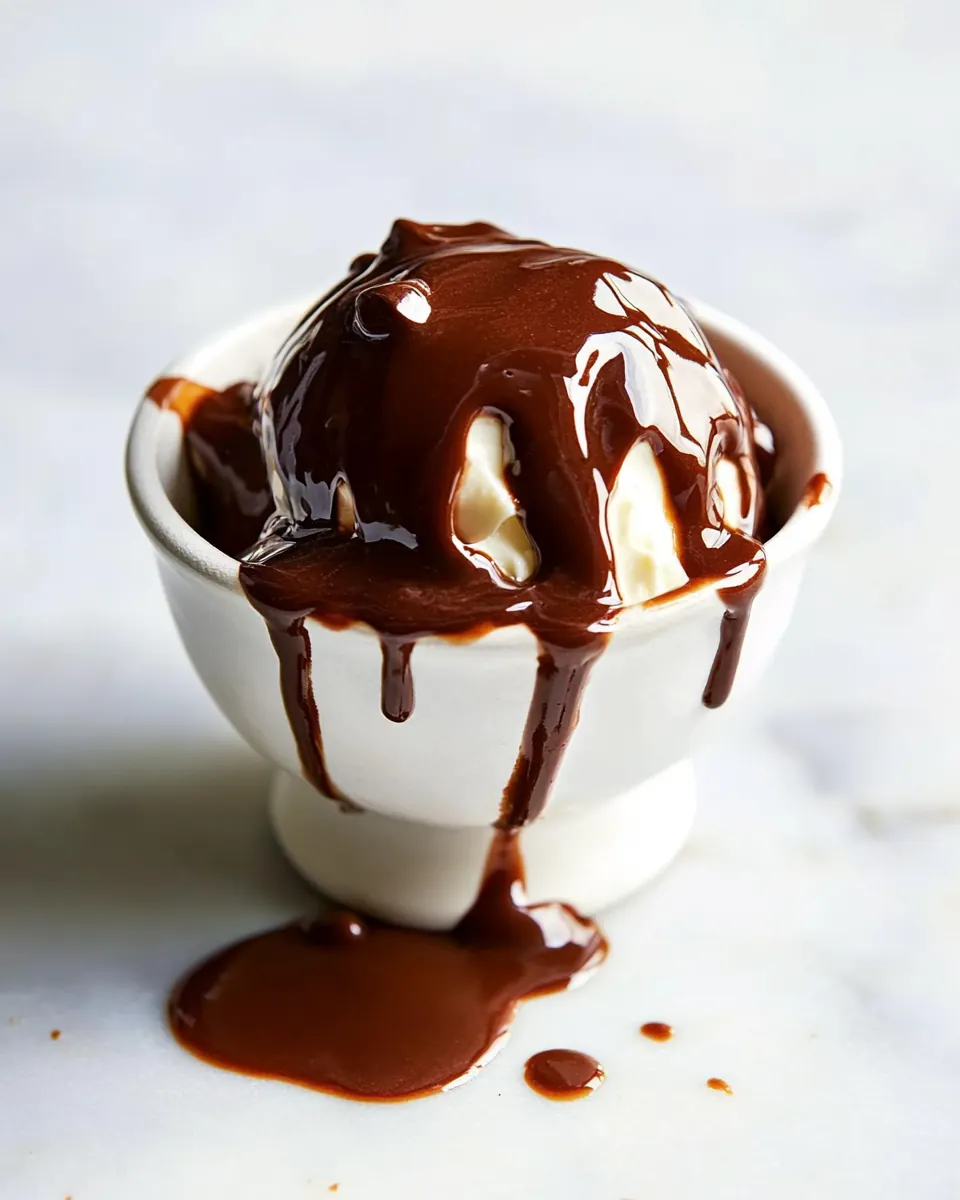 Chocolate Peanut Butter Hot Fudge Sauce