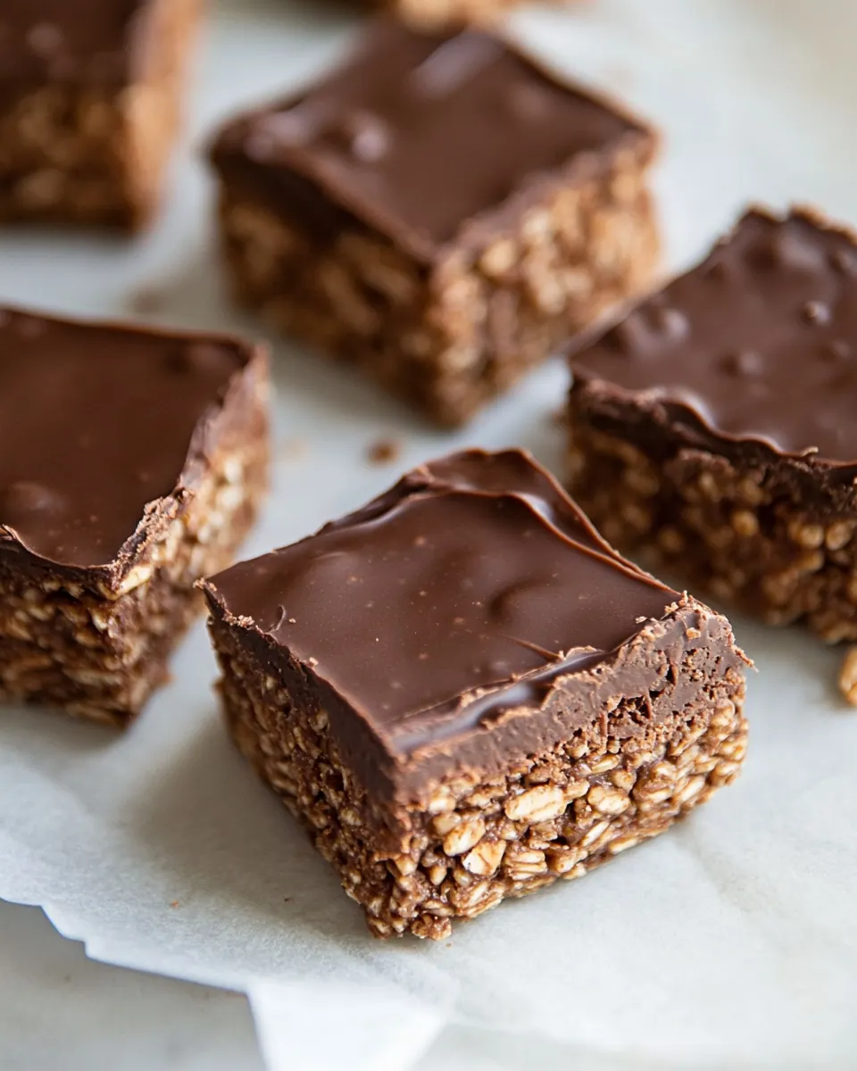 Chocolate Peanut Butter Rice Krispie Treats