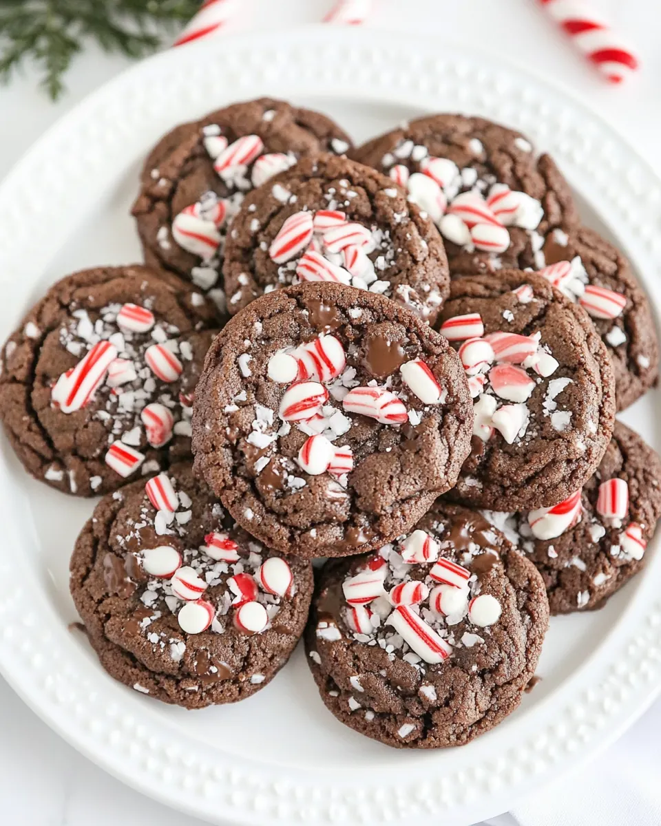 Chocolate Peppermint Cookies
