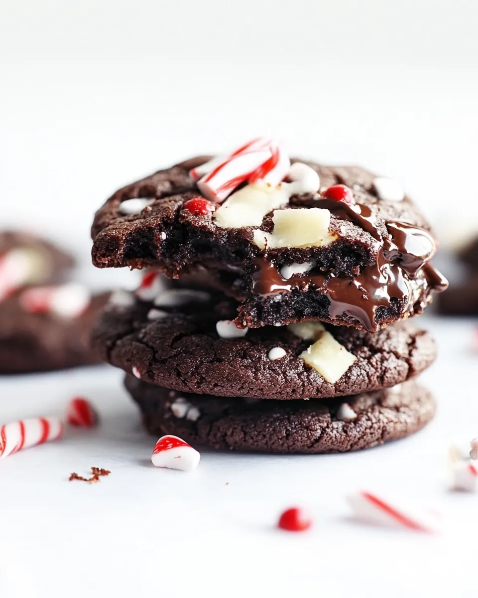 Chocolate Peppermint Cookies