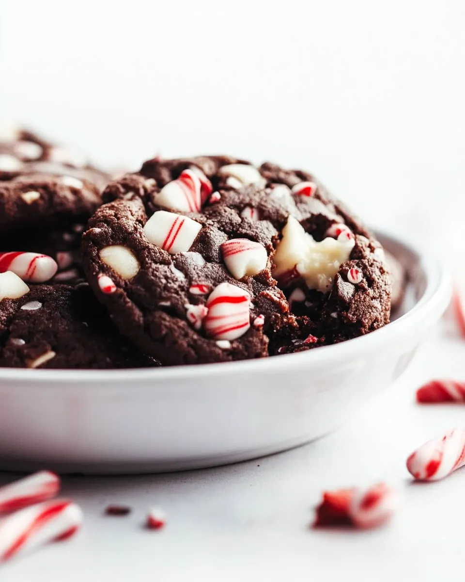 Chocolate Peppermint Cookies