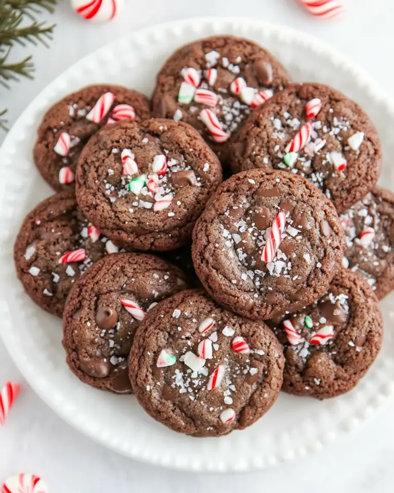 Chocolate Peppermint Cookies