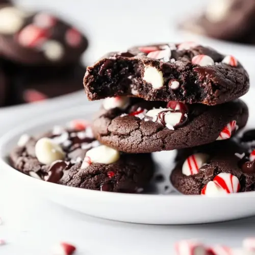Chocolate Peppermint Cookies