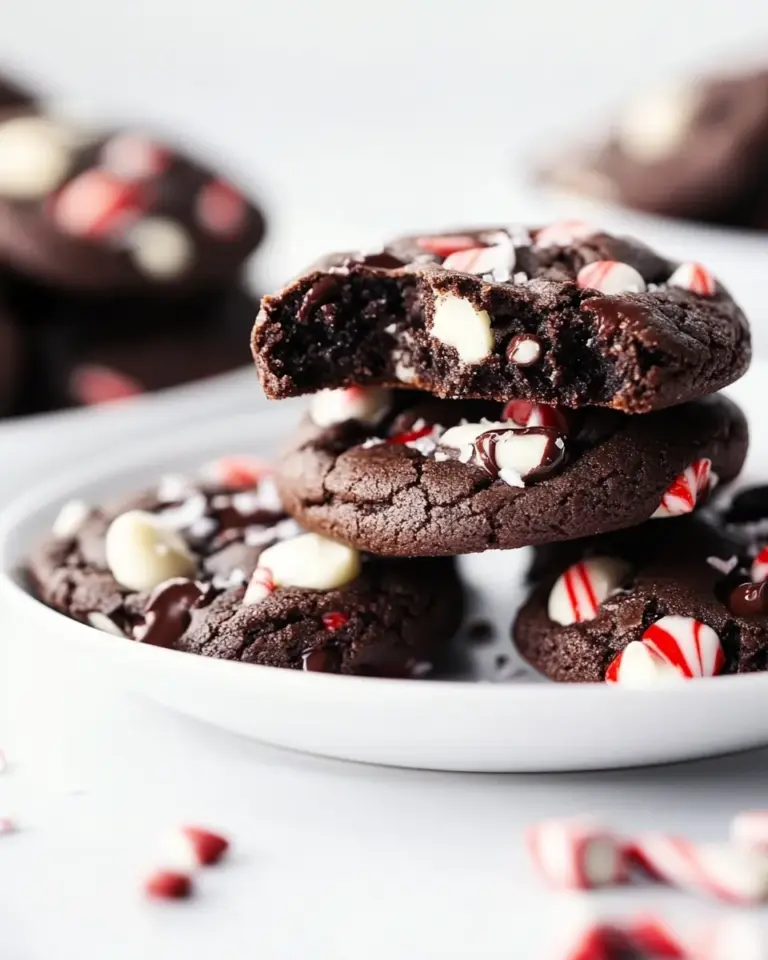 Chocolate Peppermint Cookies