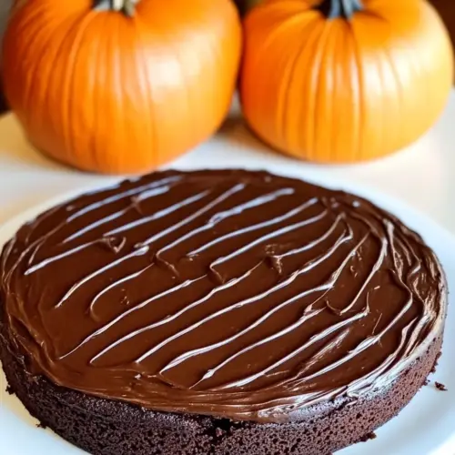 Chocolate Pumpkin Cake