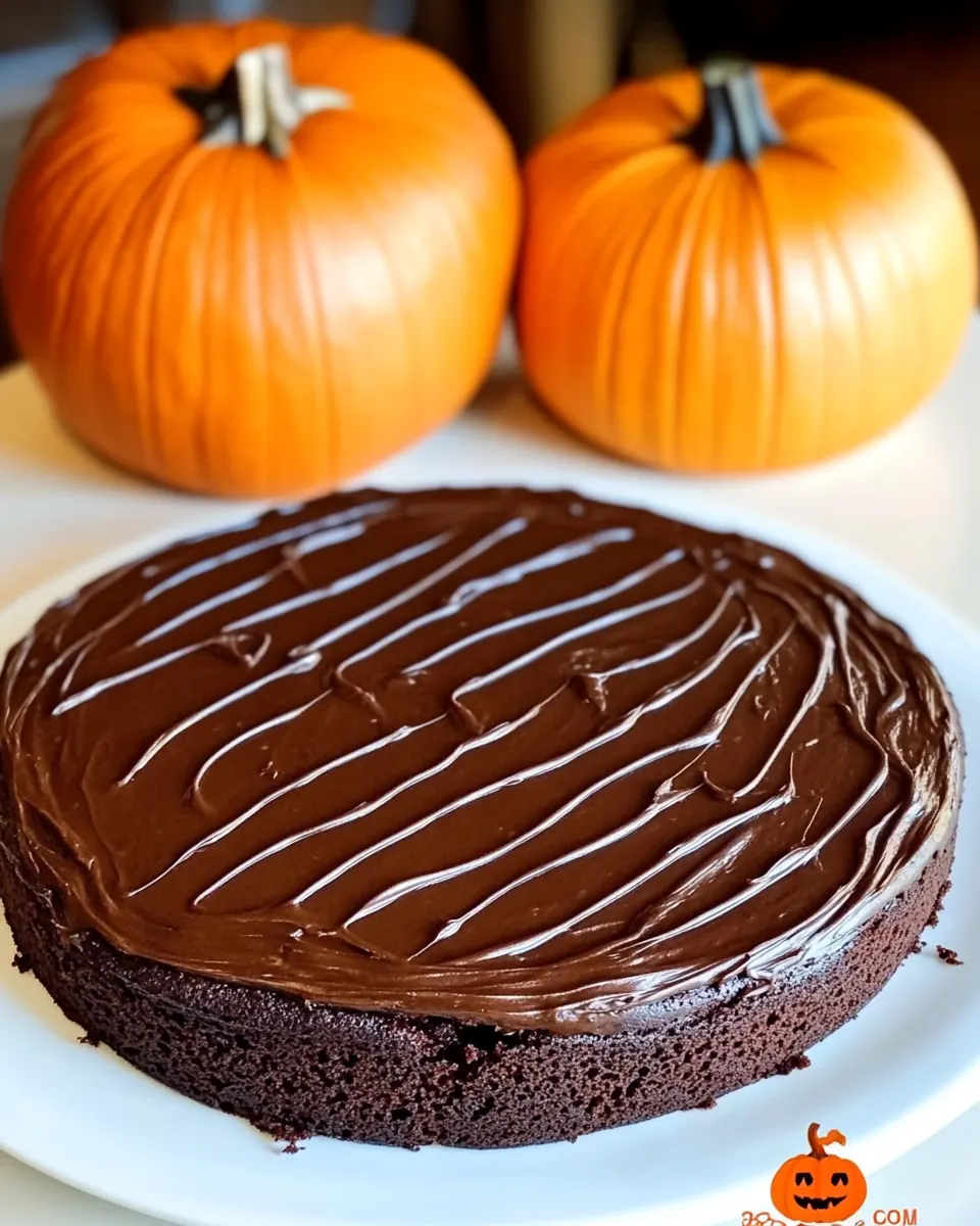 Chocolate Pumpkin Cake