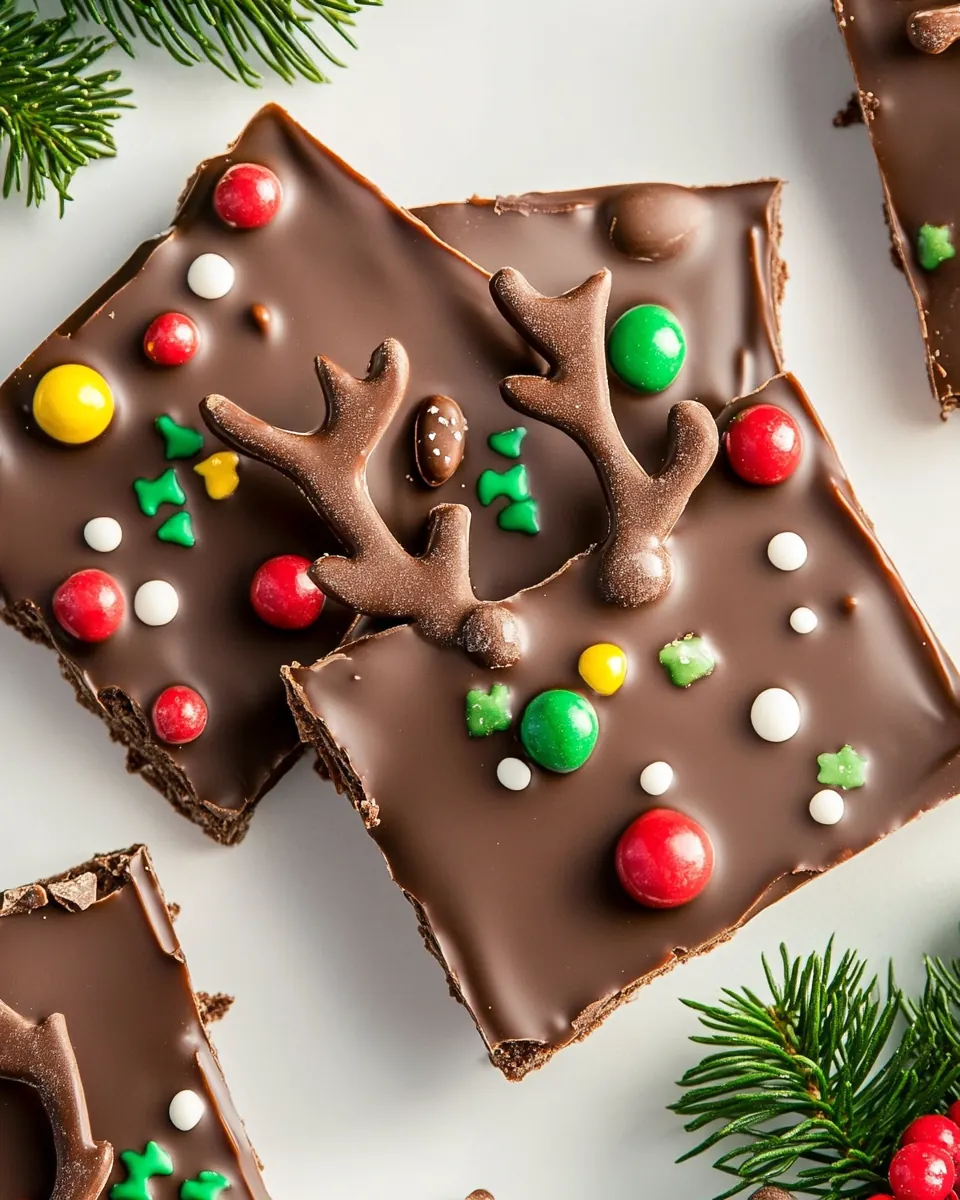 Chocolate Reindeer Bark