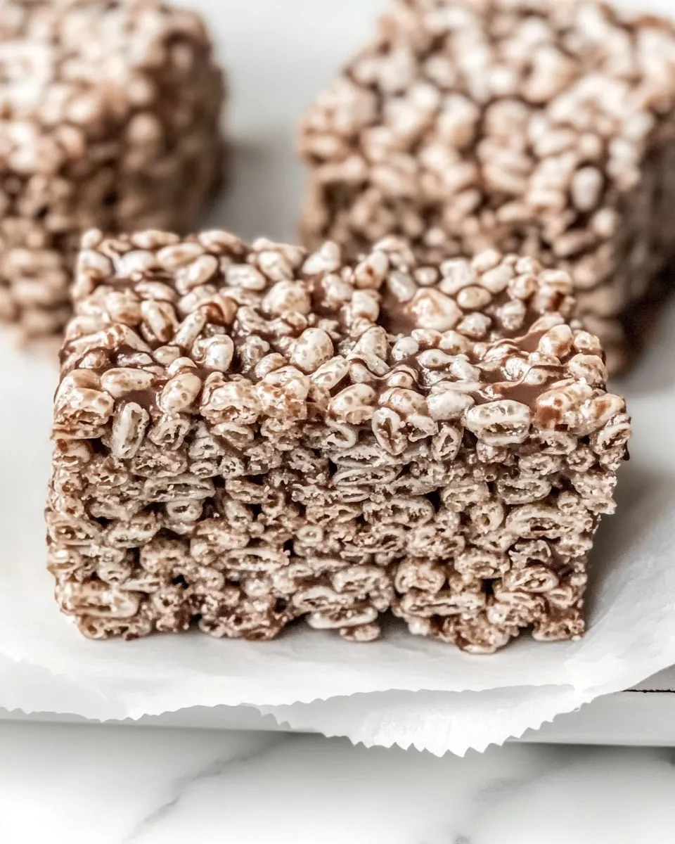 Chocolate Rice Krispie Treats