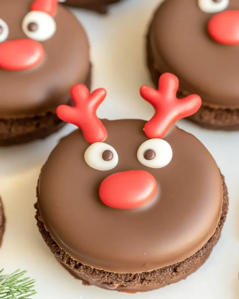 Chocolate Rudolph Reindeer Oreos