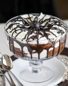 Chocolate Spider Trifle