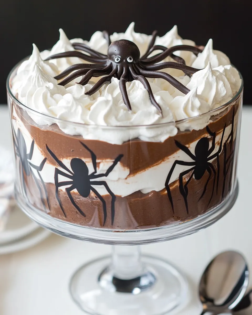Chocolate Spider Trifle