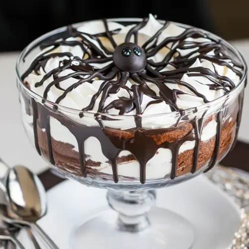 Chocolate Spider Trifle