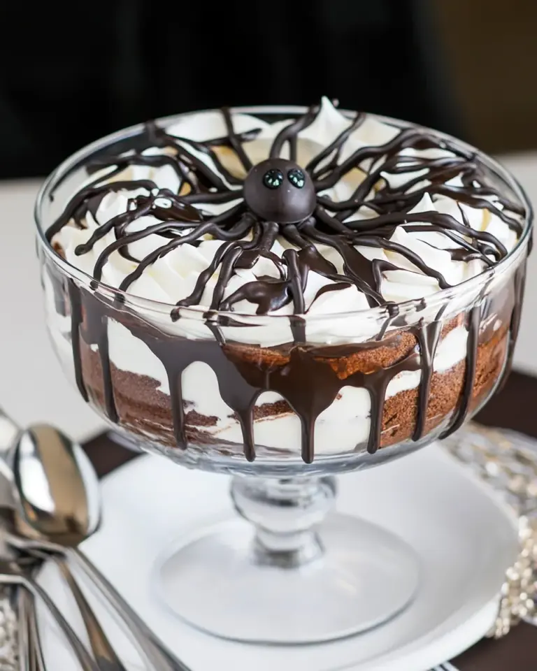 Chocolate Spider Trifle