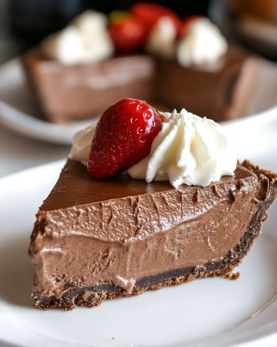 Chocolate Truffle Pie